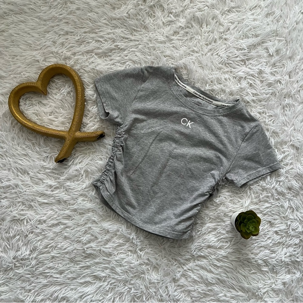 Calvin Klein Performance Gray Crop Top